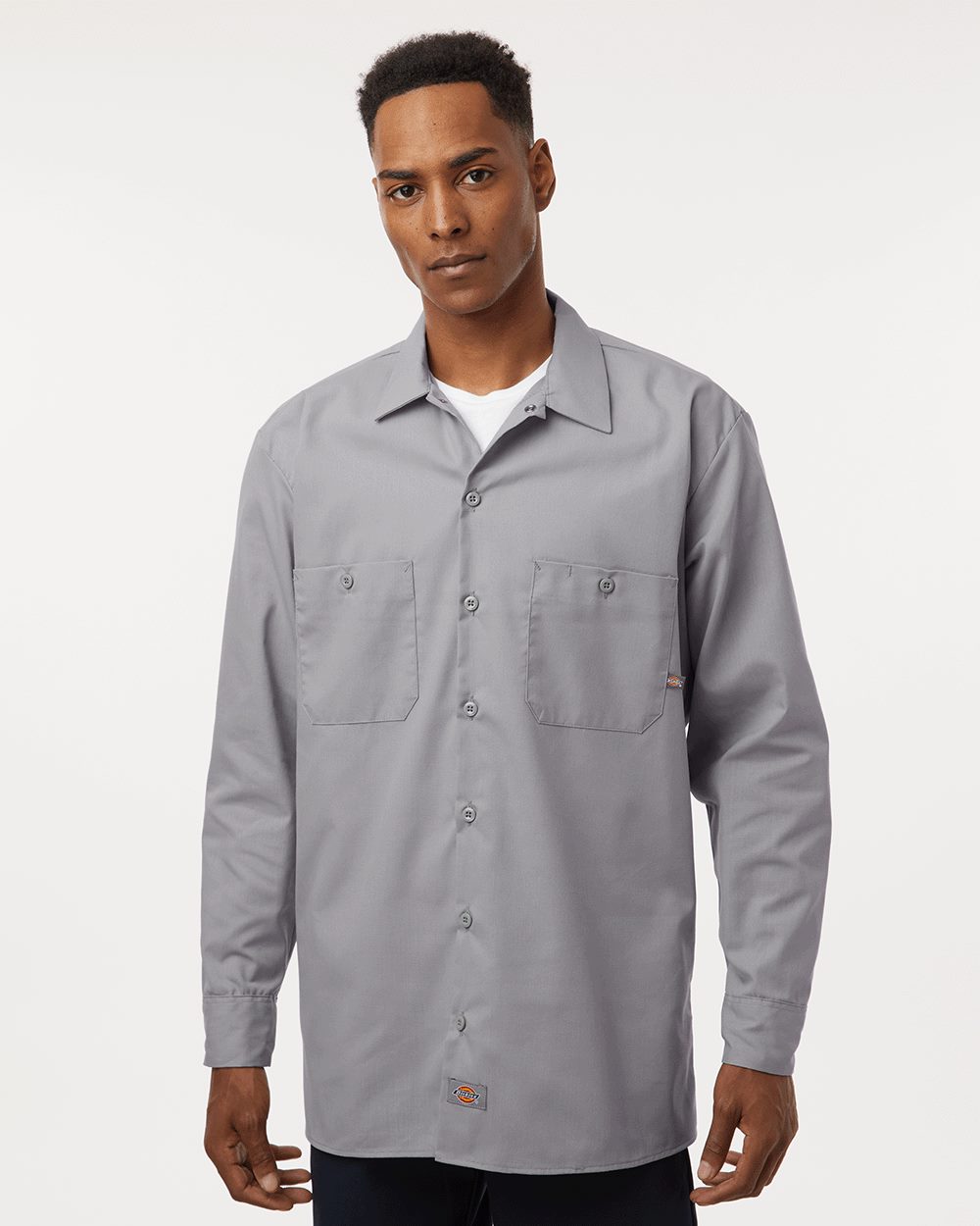 Dickies Men's Industrial Long Sleeve Work Shirt L535