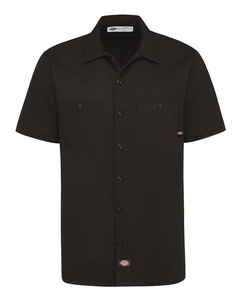 Dickies Men's Industrial Short Sleeve Cotton Work Shirt S307
