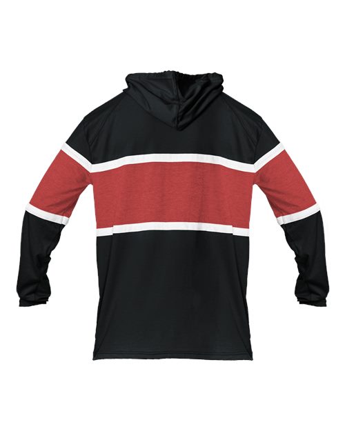 Badger Unisex United Hooded Long Sleeve T-Shirt 4981