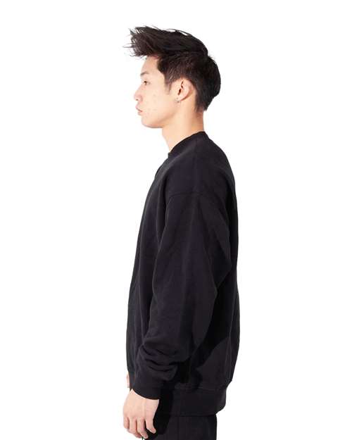Shaka Wear Unisex Los Angeles Garment-Dyed Crewneck Sweatshirt SHGFC