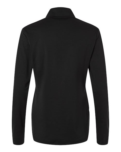 Adidas Women's Textured Stripe Quarter-Zip Pullover A709