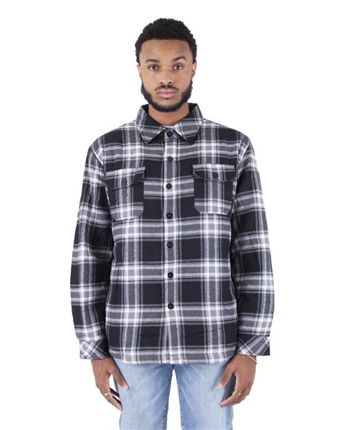 Shaka Wear Unisex Plaid Jacket SHPFJ