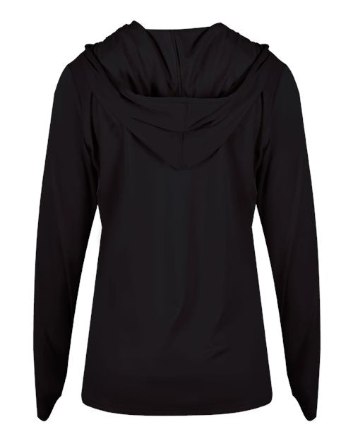 Badger Women's B-Core Hooded Long Sleeve T-Shirt 4165