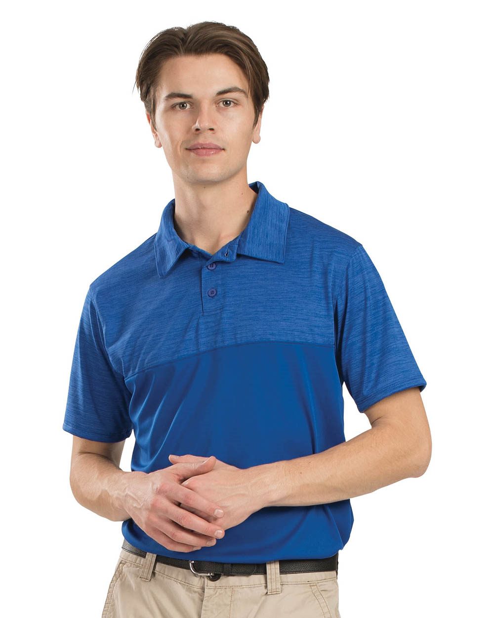 Augusta Sportswear Unisex Shadow Tonal Heather Polo 5412