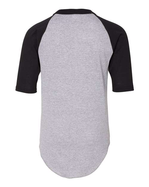 Augusta Sportswear Youth Three-Quarter Sleeve Baseball Jersey 4421