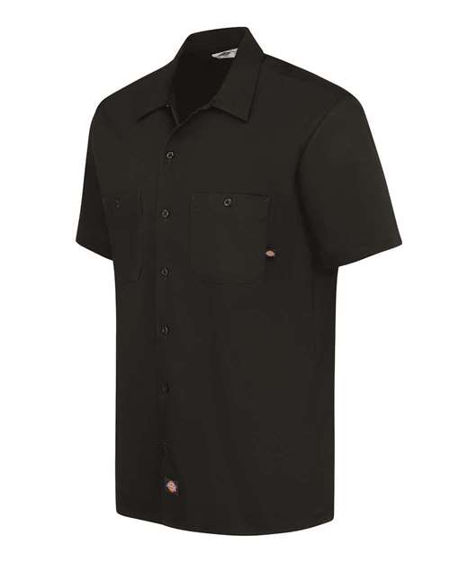 Dickies Men's Industrial Short Sleeve Cotton Work Shirt S307