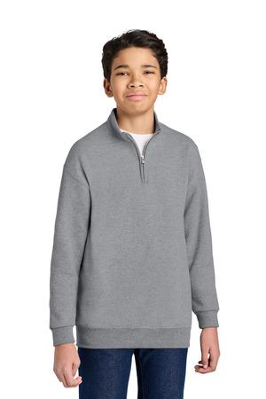 Jerzees Youth NuBlend 1/4-Zip Cadet Collar Sweatshirt 995Y