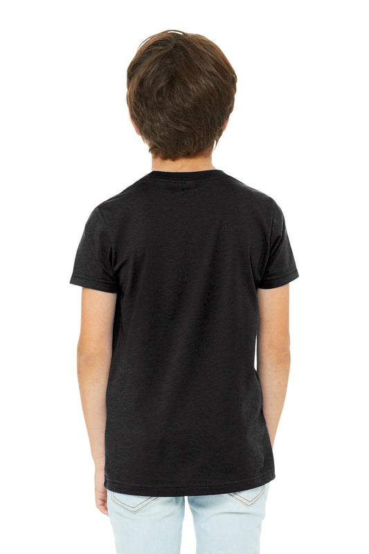 BELLA+CANVAS Youth Heather CVC Tee BC3001YCVC