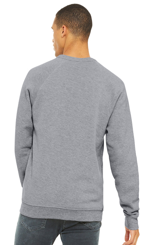 BELLA+CANVAS Unisex Sponge Fleece Raglan Sweatshirt. BC3901