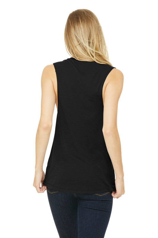 BELLA+CANVAS Women's Flowy Scoop Muscle Tank. BC8803