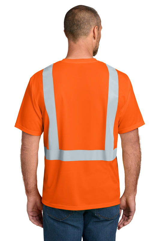 CornerStone ANSI 107 Class 2 Short Sleeve Mesh Blocked Tee CS205