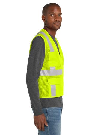 CornerStone ANSI 107 Class 2 Mesh Six-Pocket Zippered Vest. CSV104