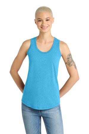 District Women's Perfect Tri Racerback Tank. DM138L