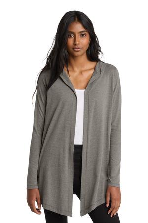 District Women's Perfect Tri Hooded Cardigan. DT156