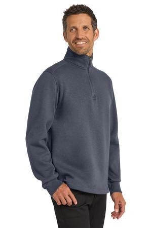 Port Authority Slub Fleece 1/4-Zip Pullover. F295
