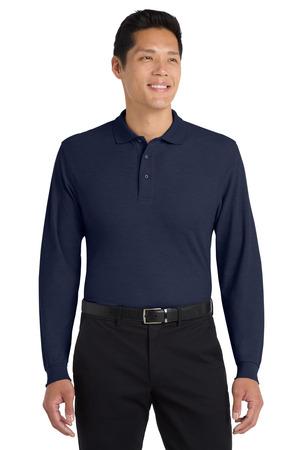 Port Authority Silk Touch Long Sleeve Polo. K500LS