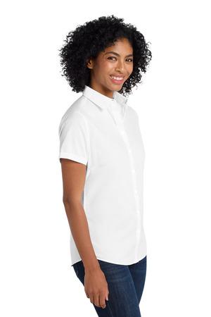 Port Authority Women's Short Sleeve SuperPro Twill Shirt. L664