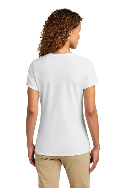 Port & Co Women's Fan Favorite V-Neck Tee. LPC450V