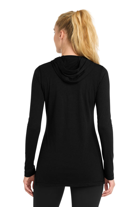 Sport-Tek Women's PosiCharge Tri-Blend Wicking Long Sleeve Hoodie LST406