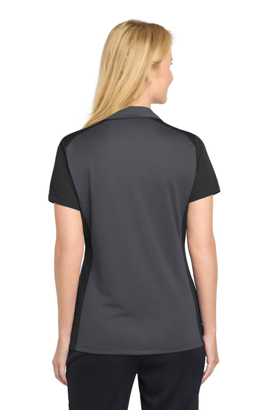 Sport-Tek Women's Colorblock Micropique Sport-Wick Polo. LST652