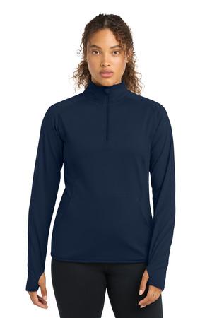 Sport-Tek Women's Sport-Wick Stretch 1/4-Zip Pullover. LST850