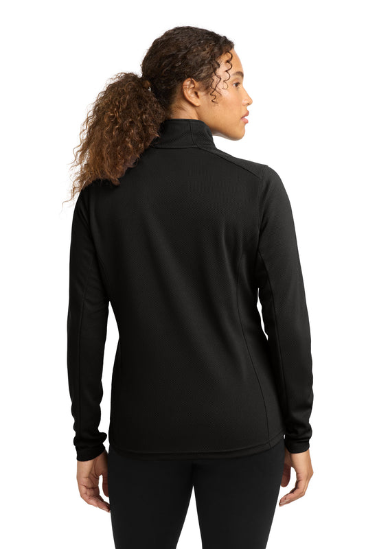 Sport-Tek Women's Sport-Wick Textured 1/4-Zip Pullover. LST860