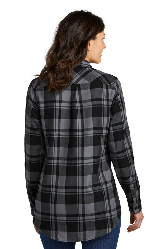 Port Authority Women's Plaid Flannel Tunic . LW668