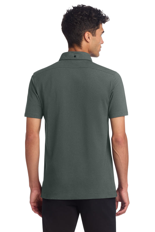 Mercer+Mettle Stretch Pique Full-Button Polo MM1006