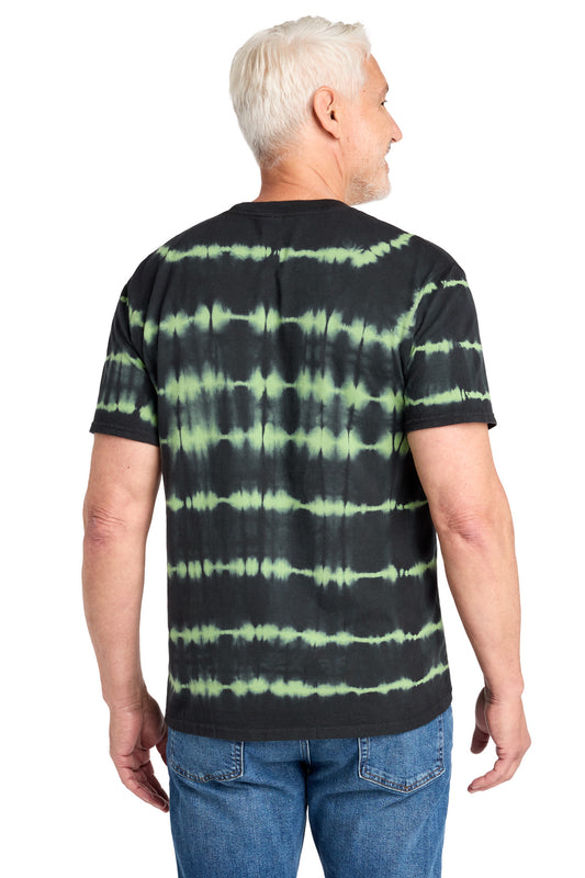 Port & Co Allover Stripe Tie-Dye Tee PC142