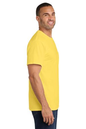 Port & Co Core Cotton Pocket Tee. PC54P