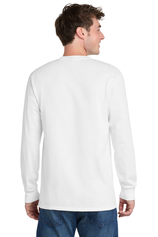 Port & Co Long Sleeve Essential Tee. PC61LS