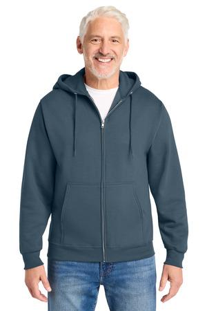 Port & Co Core Fleece Full-Zip Hooded Sweatshirt. PC78ZH