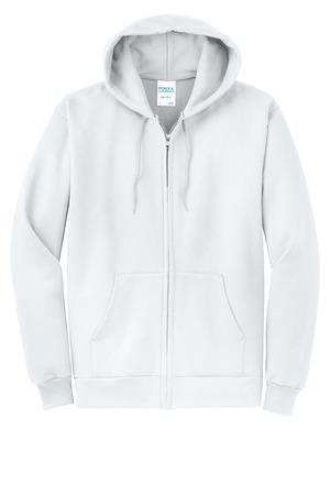 Port & Co Core Fleece Full-Zip Hooded Sweatshirt. PC78ZH