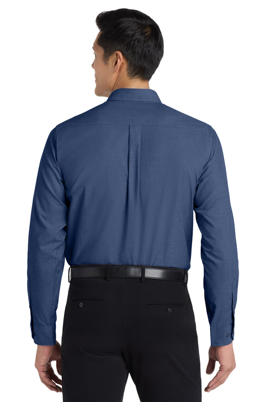 Port Authority Crosshatch Easy Care Shirt. S640