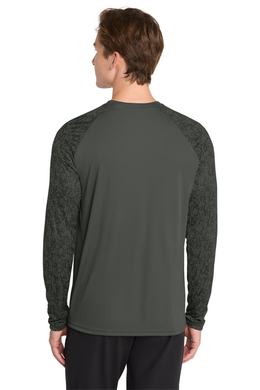 Sport-Tek Long Sleeve Digi Camo Tee. ST460LS