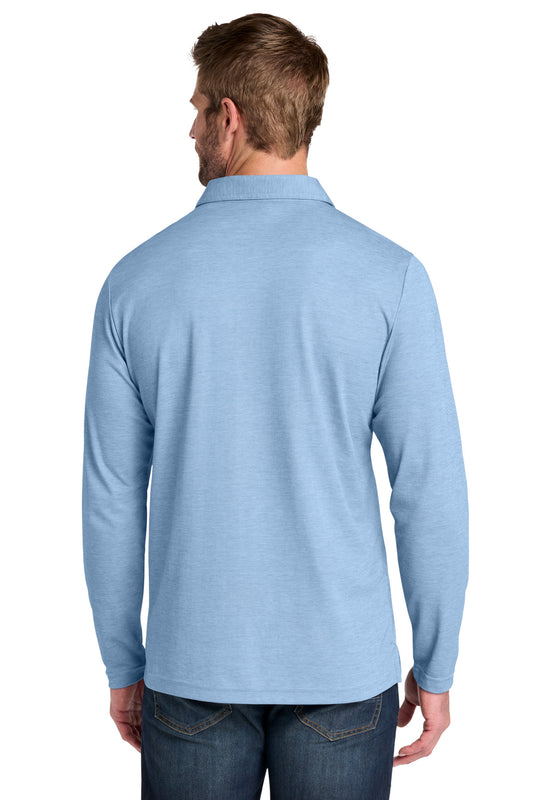 TravisMathew Oceanside Heather Long Sleeve Polo TM1MZ343