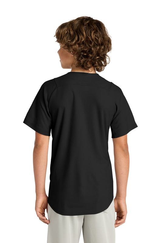 New Era Youth Diamond Era Full-Button Jersey. YNEA220