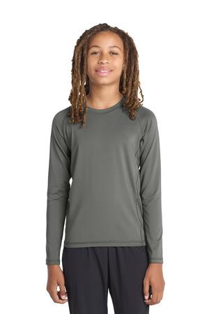 Sport-Tek Youth Long Sleeve Rashguard Tee. YST470LS
