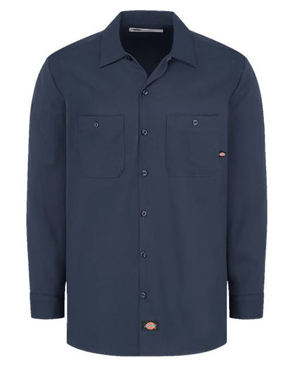 Dickies Men's Industrial Cotton Long Sleeve Work Shirt L307