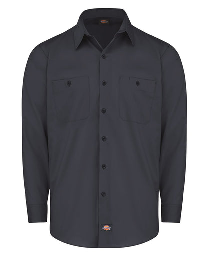 Dickies Men's Tall Industrial Worktech Ventilated Long Sleeve Work Shirt LL51T