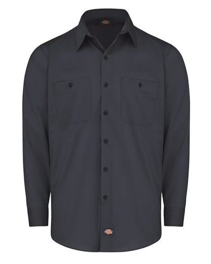 Dickies Men's Tall Industrial Worktech Ventilated Long Sleeve Work Shirt LL51T