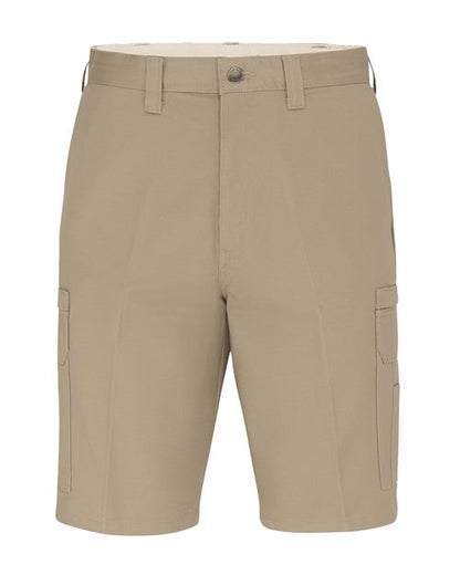 Dickies Men's Extended Sizes 11" Industrial Cotton Cargo Shorts LR33EXT
