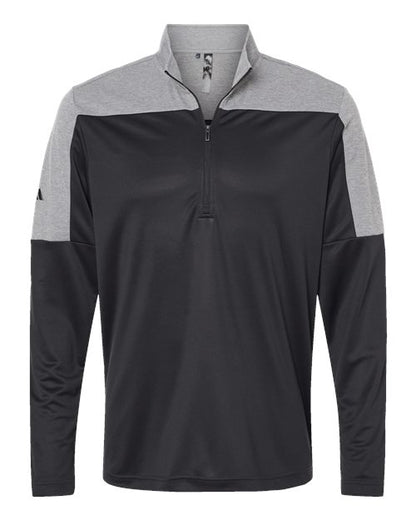 Adidas Men's Ultimate365 Lightweight Colorblocked Quarter-Zip Pullover A552