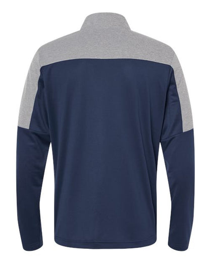 Adidas Men's Ultimate365 Lightweight Colorblocked Quarter-Zip Pullover A552