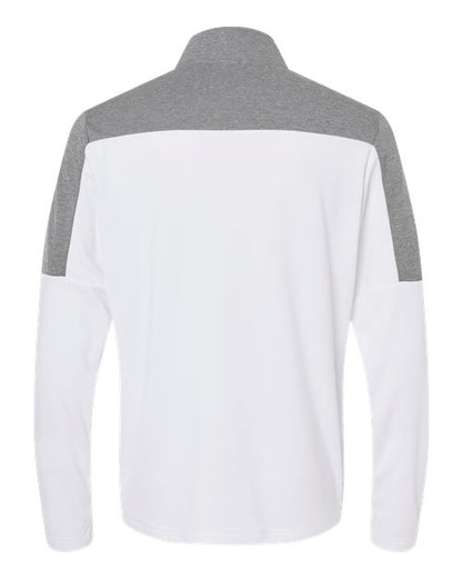 Adidas Men's Ultimate365 Lightweight Colorblocked Quarter-Zip Pullover A552