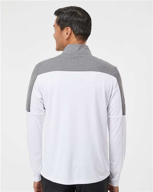 Adidas Men's Ultimate365 Lightweight Colorblocked Quarter-Zip Pullover A552