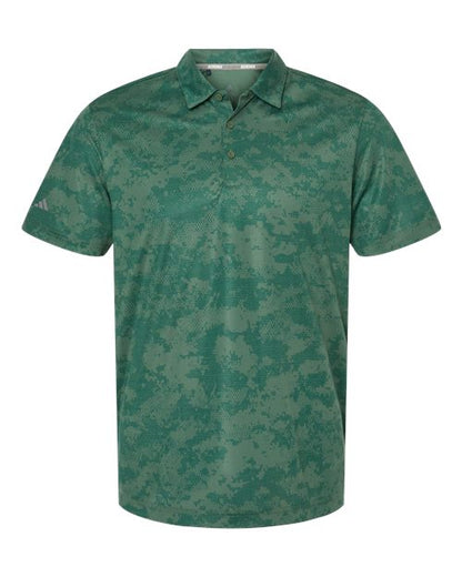 Adidas Men's All Over Camo Print Polo A550