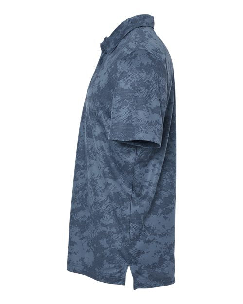 Adidas Men's All Over Camo Print Polo A550