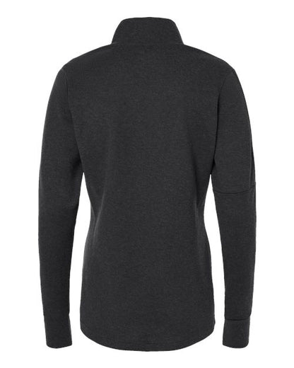 Adidas Women's 3-Stripes Quarter-Zip Sweater Pullover A555