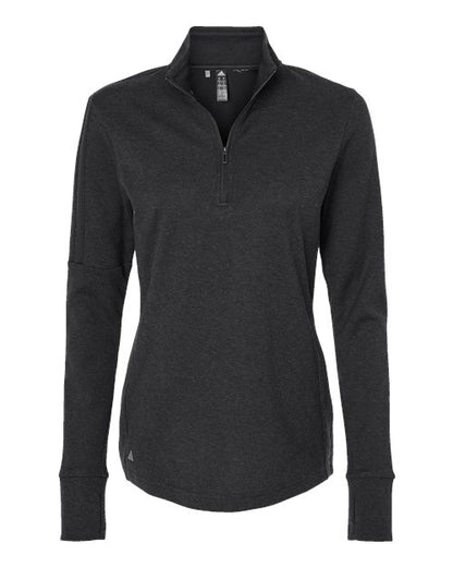 Adidas Women's 3-Stripes Quarter-Zip Sweater Pullover A555
